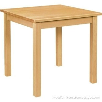 Kitchen / Dining Table -Wooden Dining Square Table - 760X760mm Natural